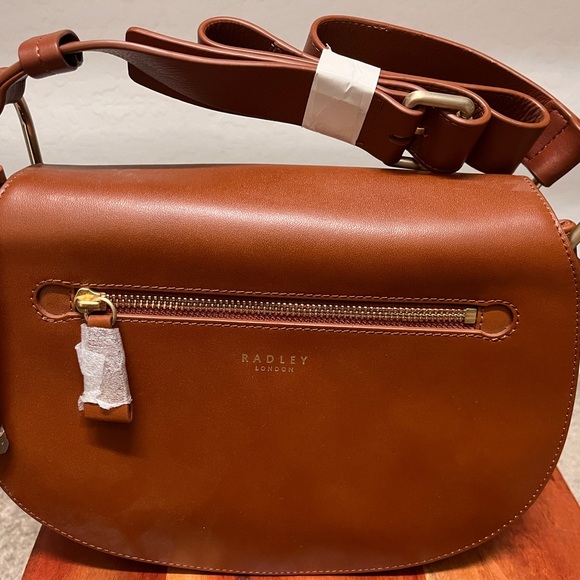 RADLEY LONDON Brown Leather Crossbody Bag - Picture 2 of 6